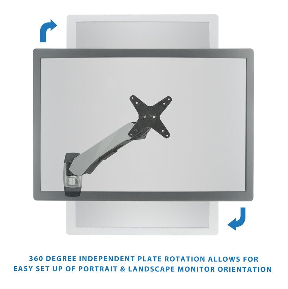 Fully Adjustable Monitor Wall Mount Monitor Mount - Fully Adjustable Monitor Wall Mount - Mount-It! -