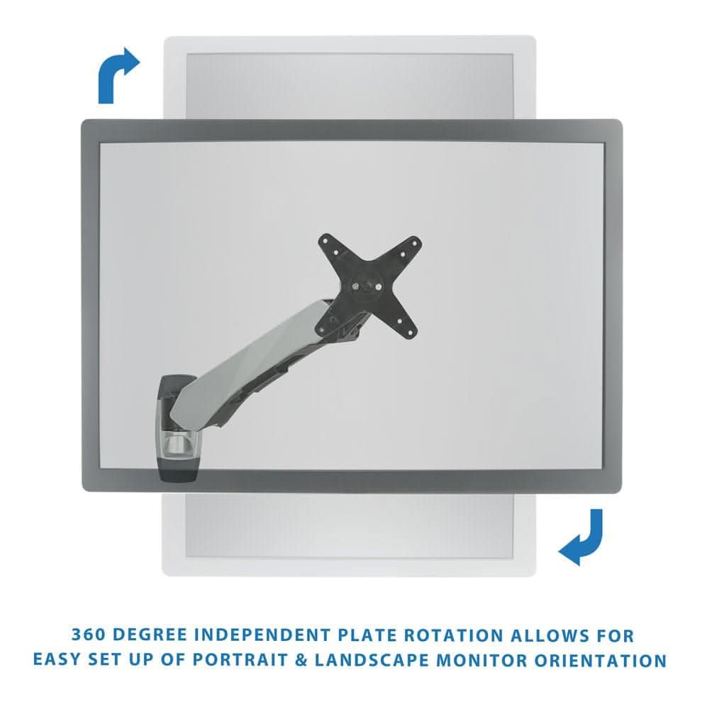 Fully Adjustable Monitor Wall Mount Monitor Mount - Fully Adjustable Monitor Wall Mount - Mount-It! -
