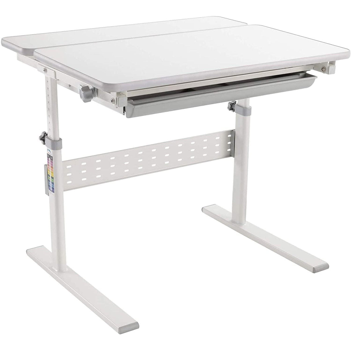 Height Adjustable Kid's Desk for Children K-12 Grey Children's Desks - Height Adjustable Kid's Desk for Children K-12 - Mount-It! - MI-10204