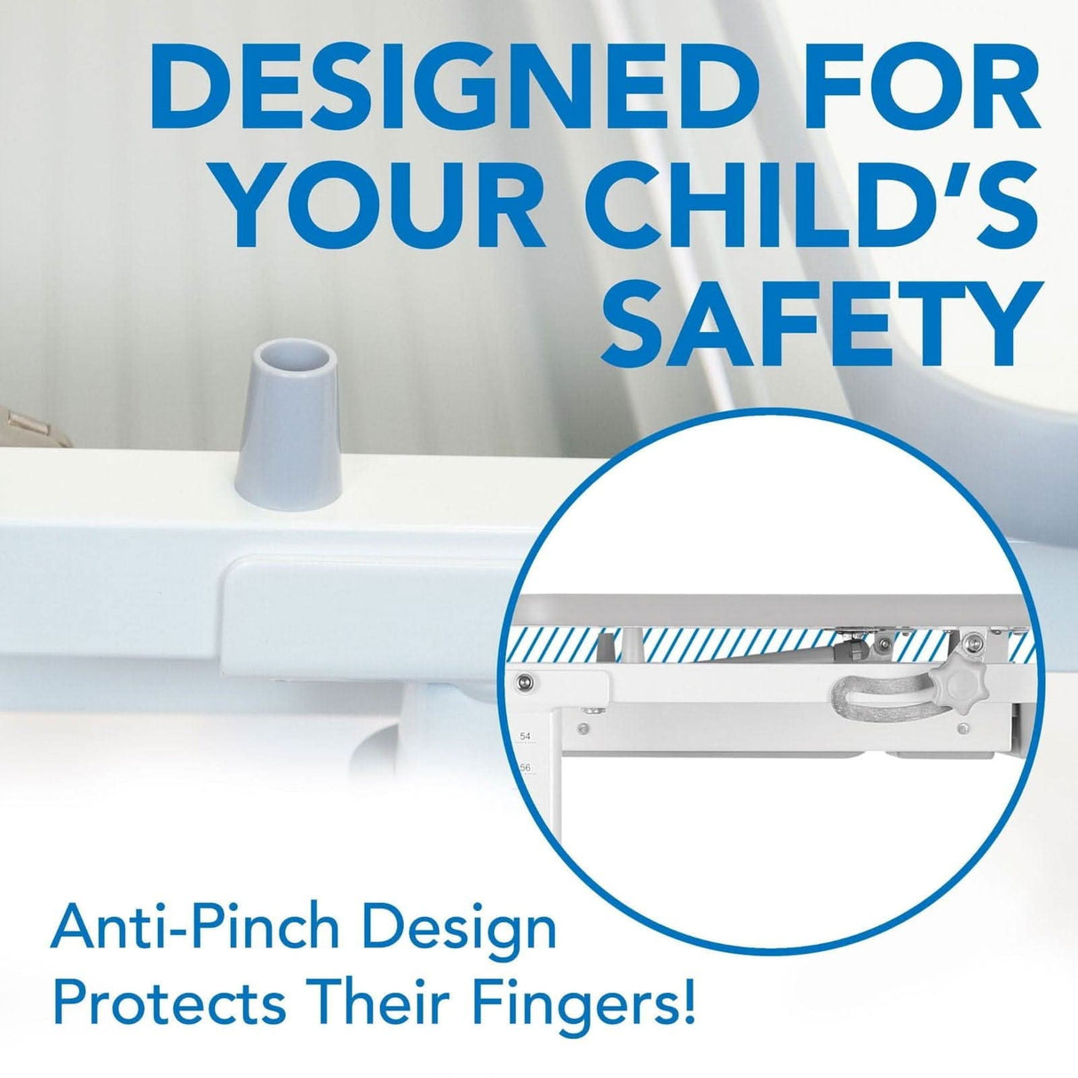 Height Adjustable Kid's Desk for Children K-12 Grey Children's Desks - Height Adjustable Kid's Desk for Children K-12 - Mount-It! - MI-10204