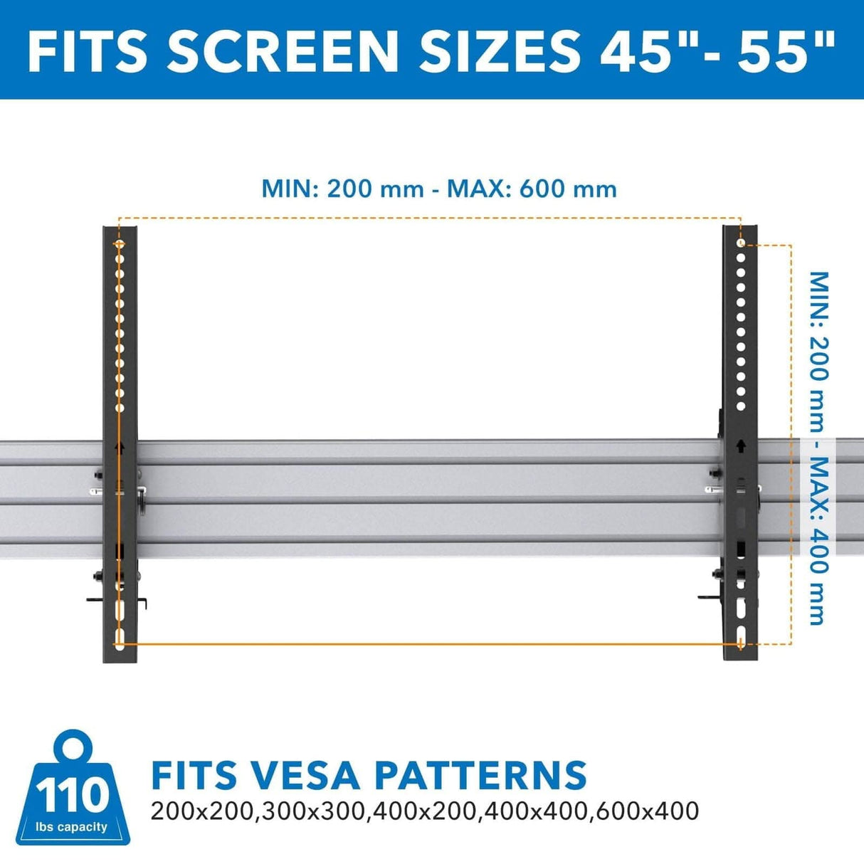 Heavy-Duty Dual TV Ceiling Mount TV Mount - Heavy-Duty Dual TV Ceiling Mount - Mount-It! -