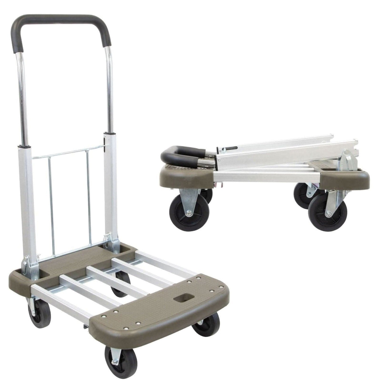 Heavy Duty Folding Platform Cart with Expandable Base Hand Truck - Heavy Duty Folding Platform Cart with Expandable Base - Mount-It! - MI-950