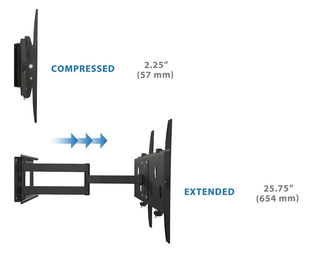 Heavy Duty Full Motion TV Wall Mount with Long Extension TV Mount - Heavy Duty Full Motion TV Wall Mount with Long Extension - Mount-It! - MI-319L