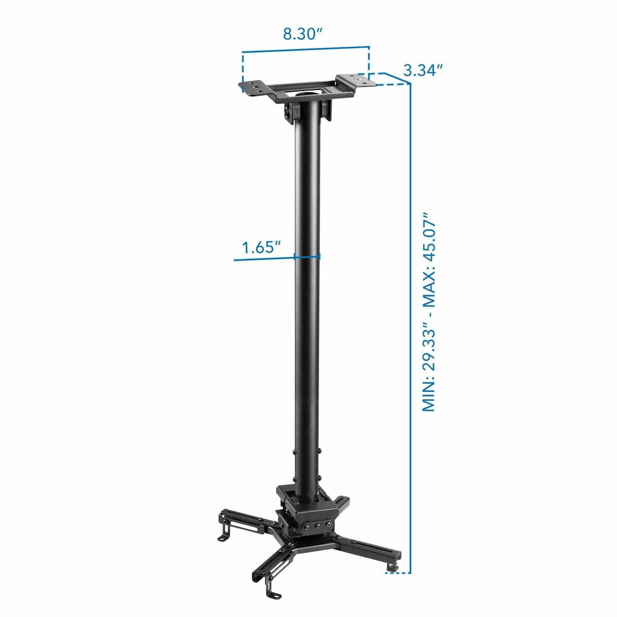 Heavy Duty Projector Ceiling Mount Projector Mount - Heavy Duty Projector Ceiling Mount - Mount-It! - MI-20147