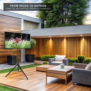 TV Stand - Heavy Duty Tripod TV Stand - Mount-It! - MI-874 TV Stand - Heavy Duty Tripod TV Stand - Mount-It! - MI-874