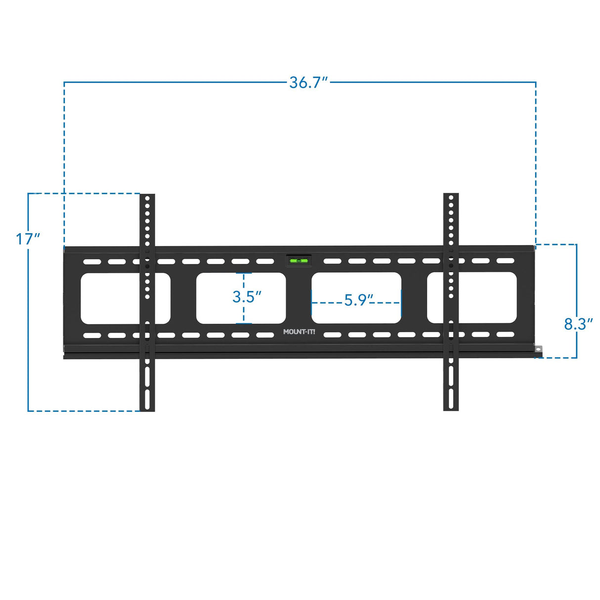 Heavy-Duty Ultra Low Profile TV Wall Mount with Locking Feature TV Mount - Heavy-Duty Ultra Low Profile TV Wall Mount with Locking Feature - Mount-It! - MI-305L