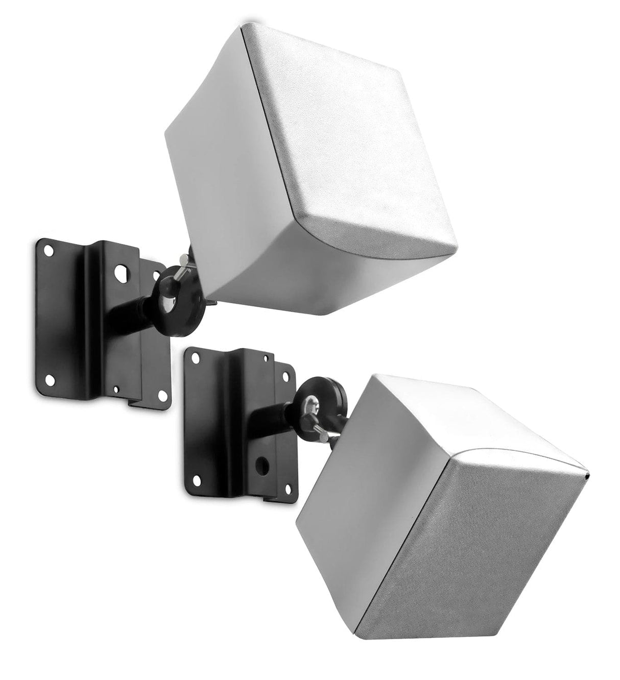 Heavy Duty Universal Speaker Mounts for Walls/Ceiling - Black Speaker Mount - Heavy Duty Universal Speaker Mounts for Walls/Ceiling - Black - Mount-It! - MI-SB03