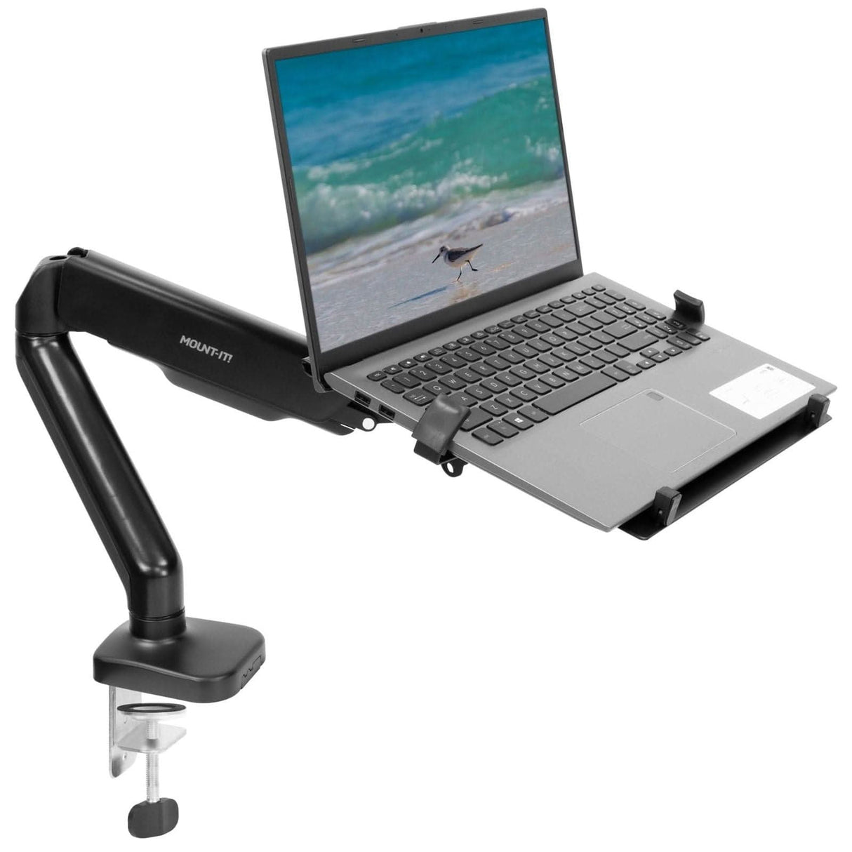 Height Adjustable Laptop Desk Mount Laptop Mount - Height Adjustable Laptop Desk Mount - Mount-It! - MI-6352LT
