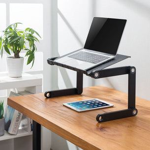 Laptop Stand - Height Adjustable Laptop Tray - Mount-It! - MI-7210 Laptop Stand - Height Adjustable Laptop Tray - Mount-It! - MI-7210