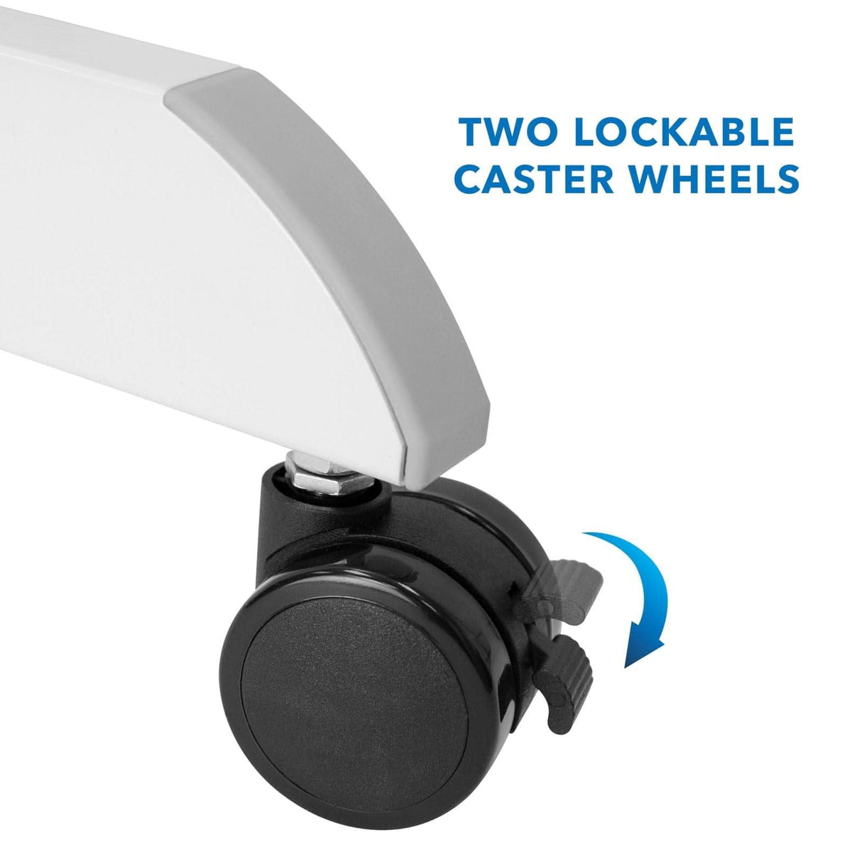 Height Adjustable Rolling Laptop Desk Mobile Standing Desk - Height Adjustable Rolling Laptop Desk - Mount-It! -