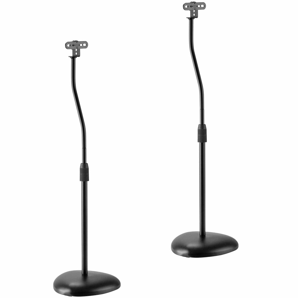 Height Adjustable Speaker Floor Stands (2 ct.) Speaker Stand - Height Adjustable Speaker Floor Stands (2 ct.) - Mount-It! - MI-1232