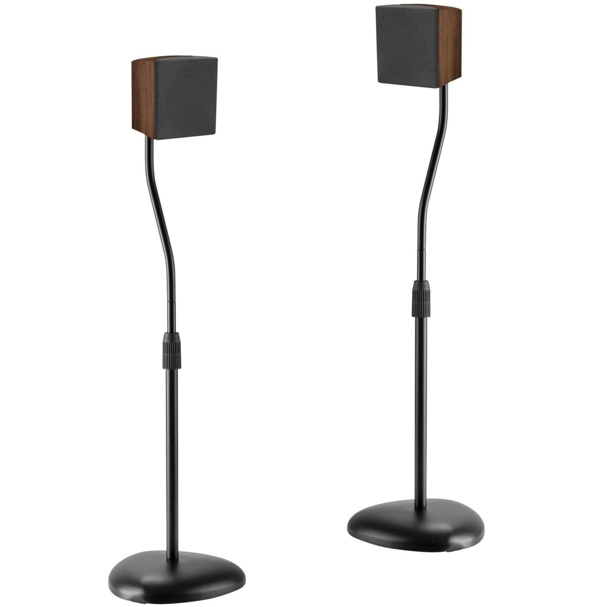 Height Adjustable Speaker Floor Stands (2 ct.) Speaker Stand - Height Adjustable Speaker Floor Stands (2 ct.) - Mount-It! - MI-1232