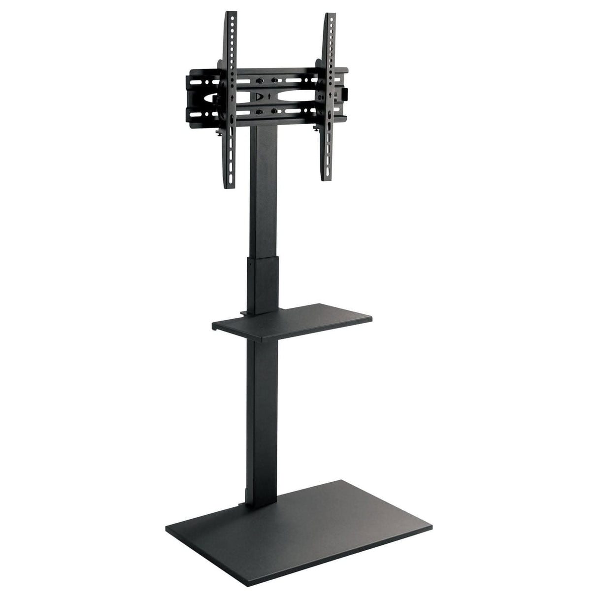 Height Adjustable TV Stand with Shelf TV Stand - Height Adjustable TV Stand with Shelf - Mount-It! - MI-1877