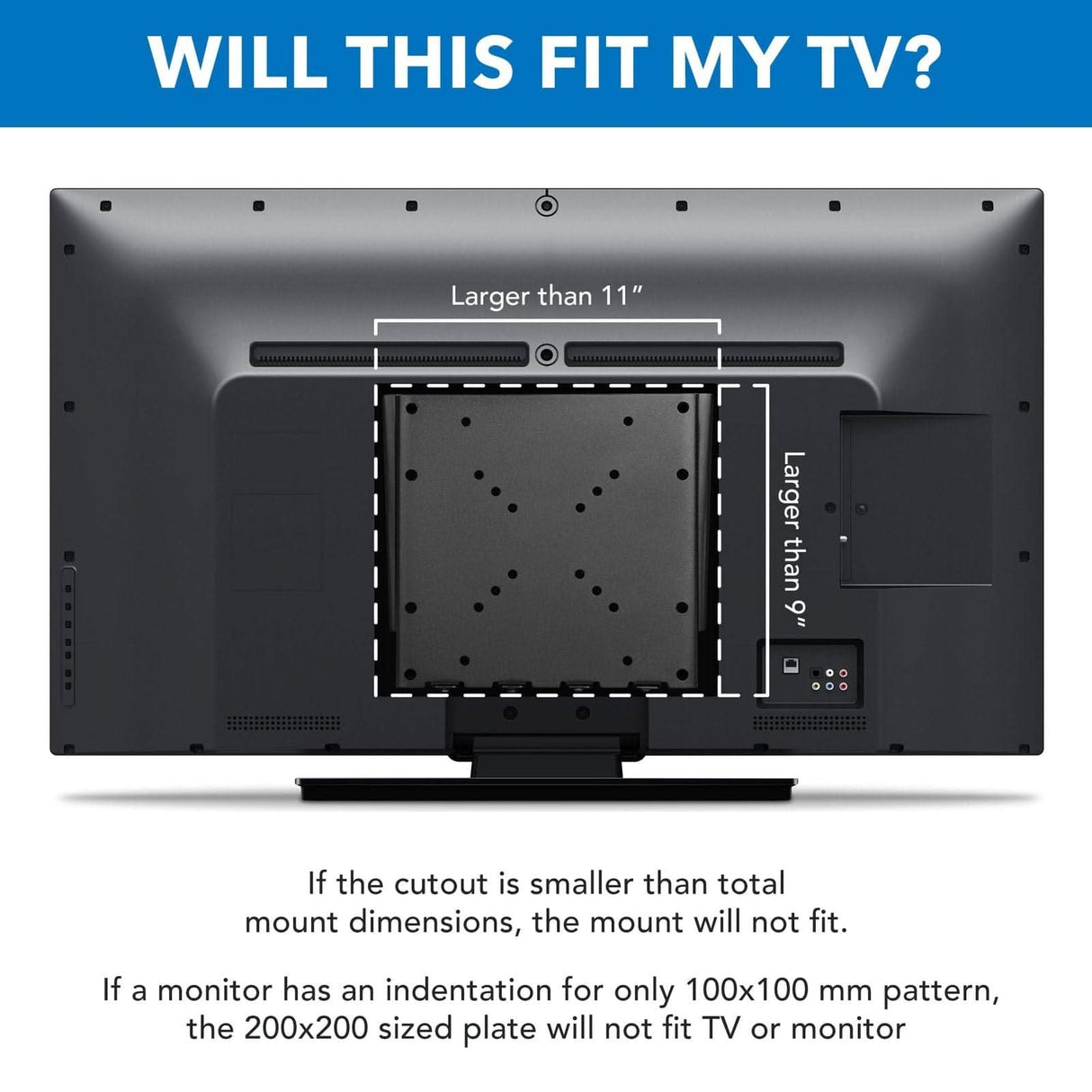 Low Profile Fixed TV Wall Mount TV Mount - Low Profile Fixed TV Wall Mount - Mount-It! - MI-306