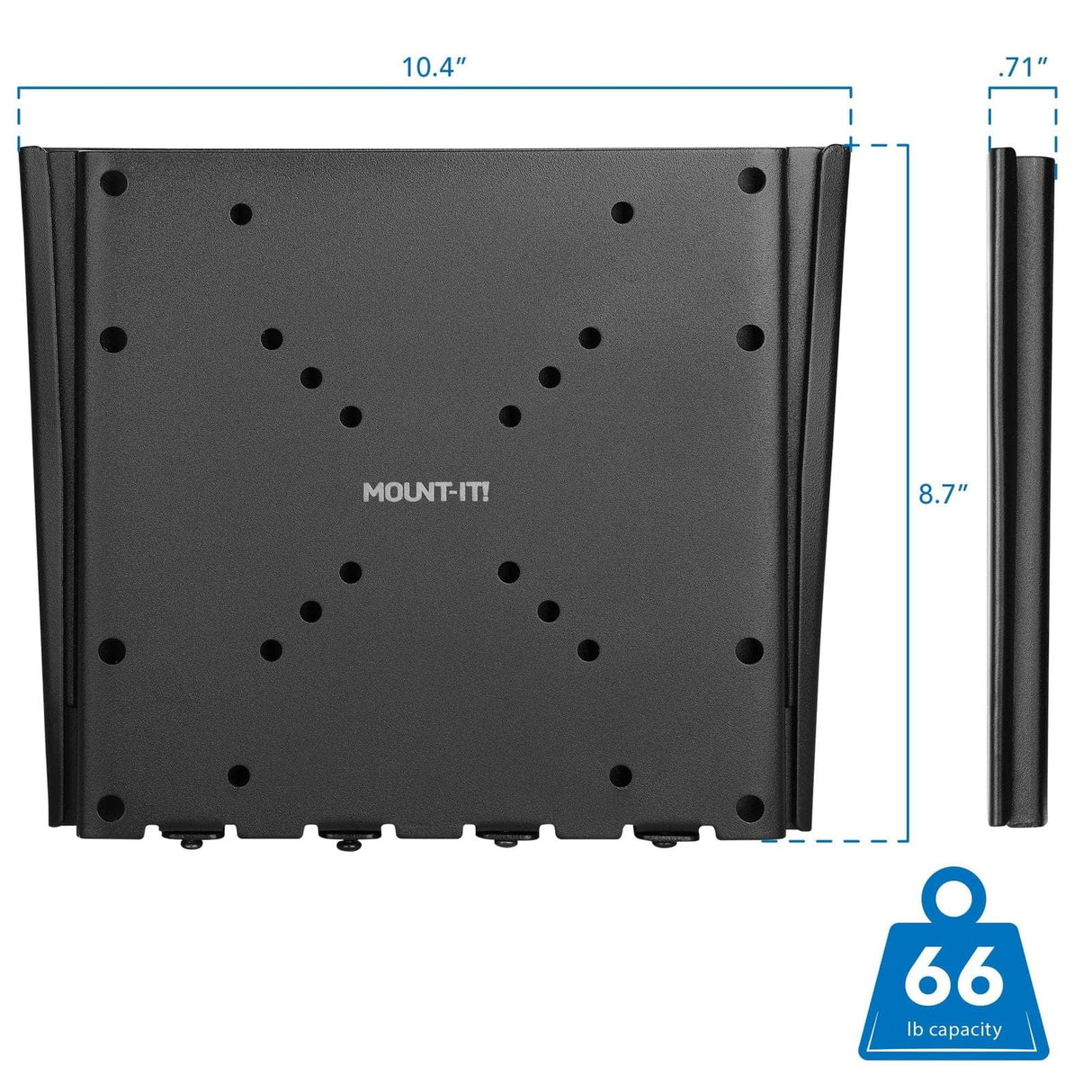 Low Profile Fixed TV Wall Mount TV Mount - Low Profile Fixed TV Wall Mount - Mount-It! - MI-306