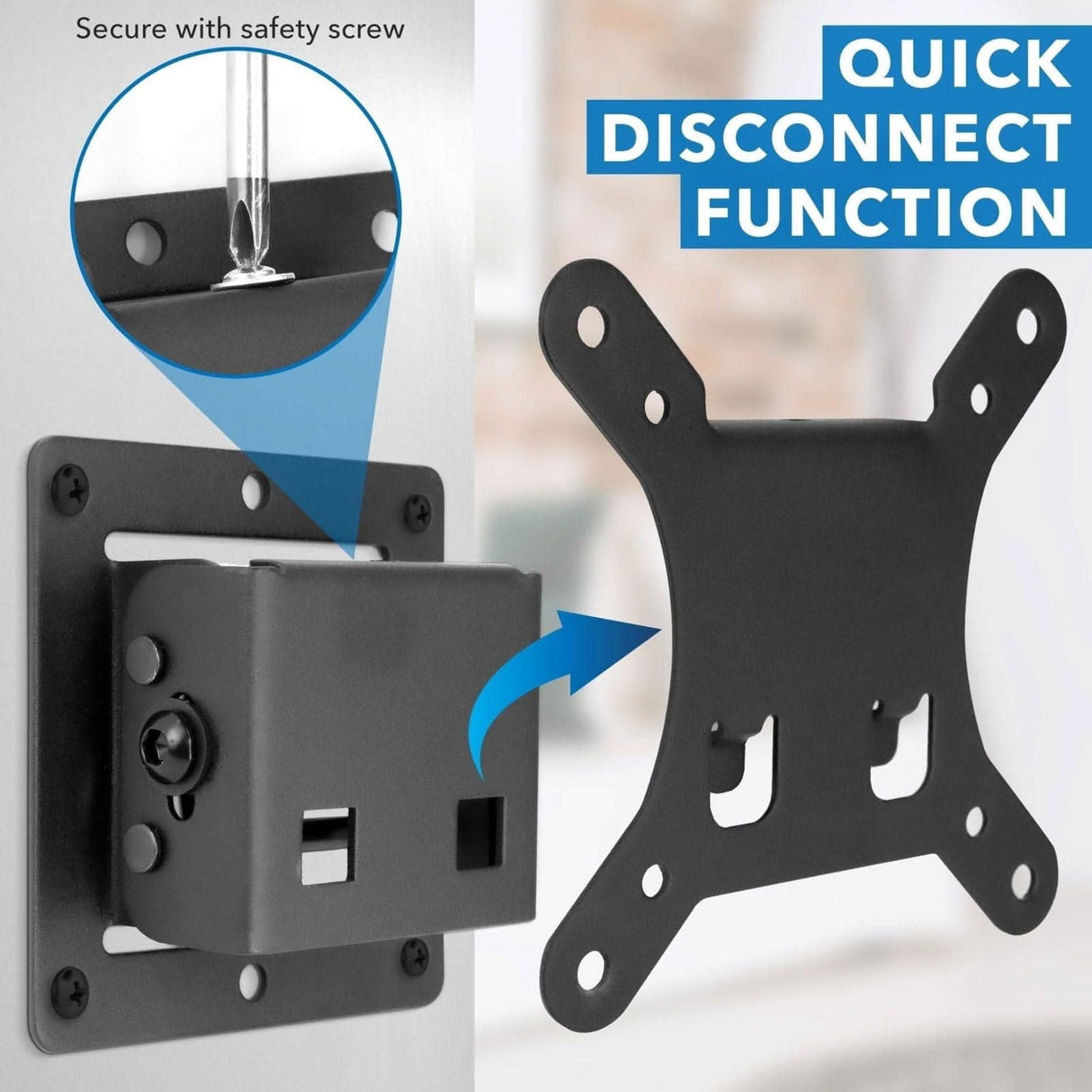 Low Profile Tilting TV Wall Mount TV Mount - Low Profile Tilting TV Wall Mount - Mount-It! - MI-6524