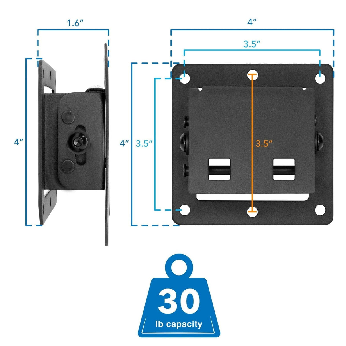 Low Profile Tilting TV Wall Mount TV Mount - Low Profile Tilting TV Wall Mount - Mount-It! - MI-6524