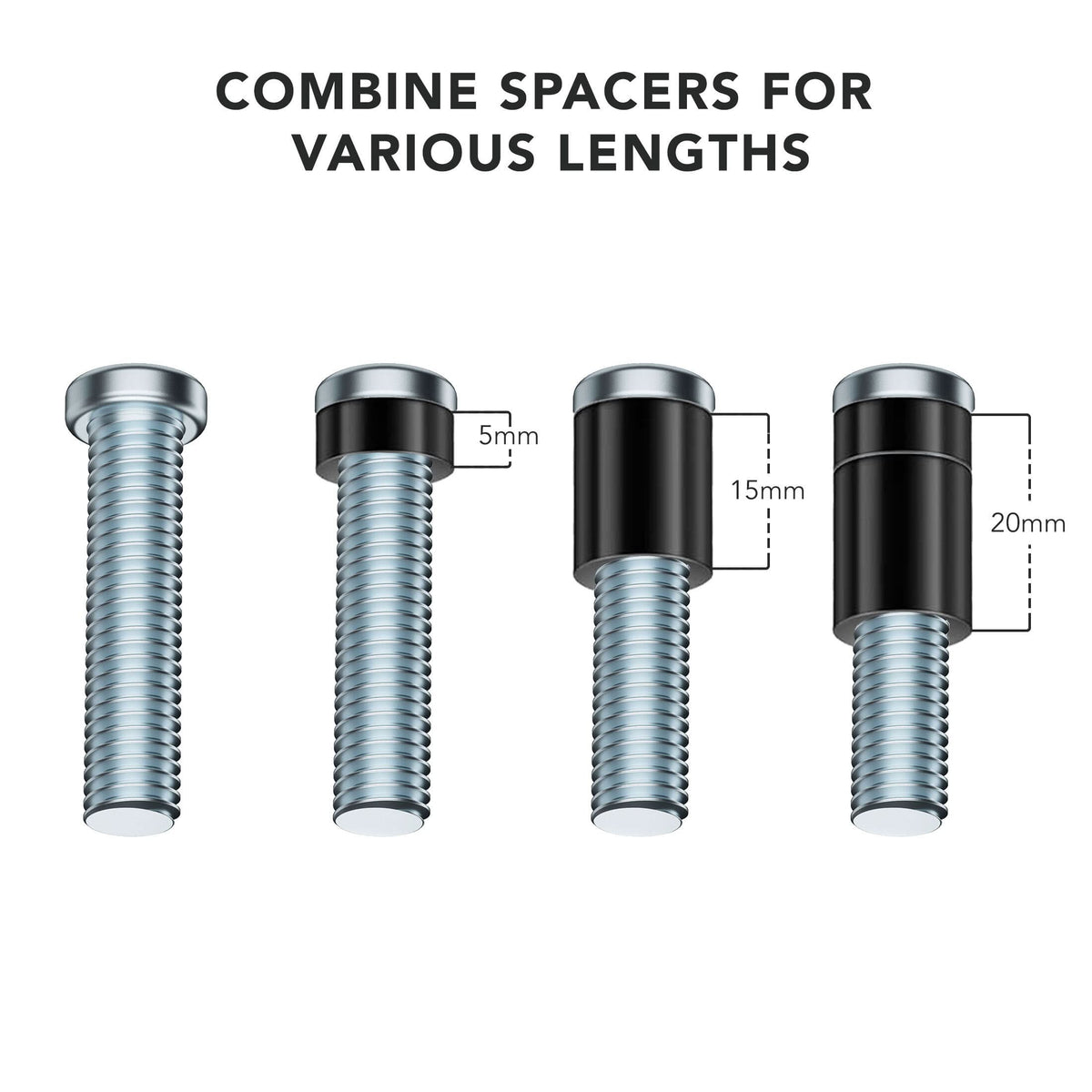 TV Accessories - M8 TV Mounting Hardware Kit - Mount-It! - MI-M8KIT2
