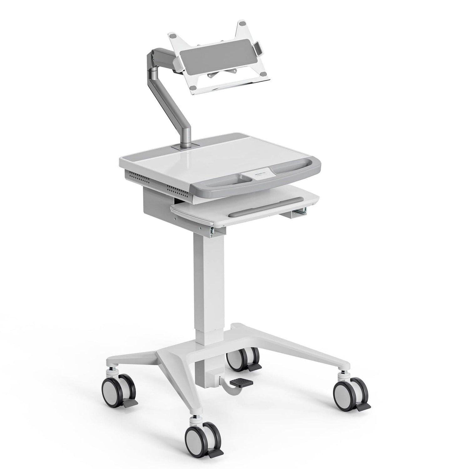 - MedHub Mobile Workstation with Laptop Arm - Mount-It! - MI-16017