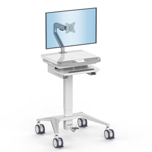 - MedHub Mobile Workstation with Monitor Arm - Mount-It! - MI-16016 - MedHub Mobile Workstation with Monitor Arm - Mount-It! - MI-16016