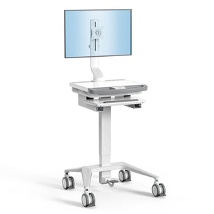 - MedHub Mobile Workstation with Monitor Mount - Mount-It! - MI-16015 - MedHub Mobile Workstation with Monitor Mount - Mount-It! - MI-16015