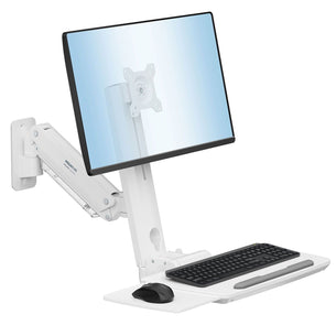 Wall Mounted Desk - MedHub Wall Workstation - Mount-It! - MI-16001 Wall Mounted Desk - MedHub Wall Workstation - Mount-It! - MI-16001