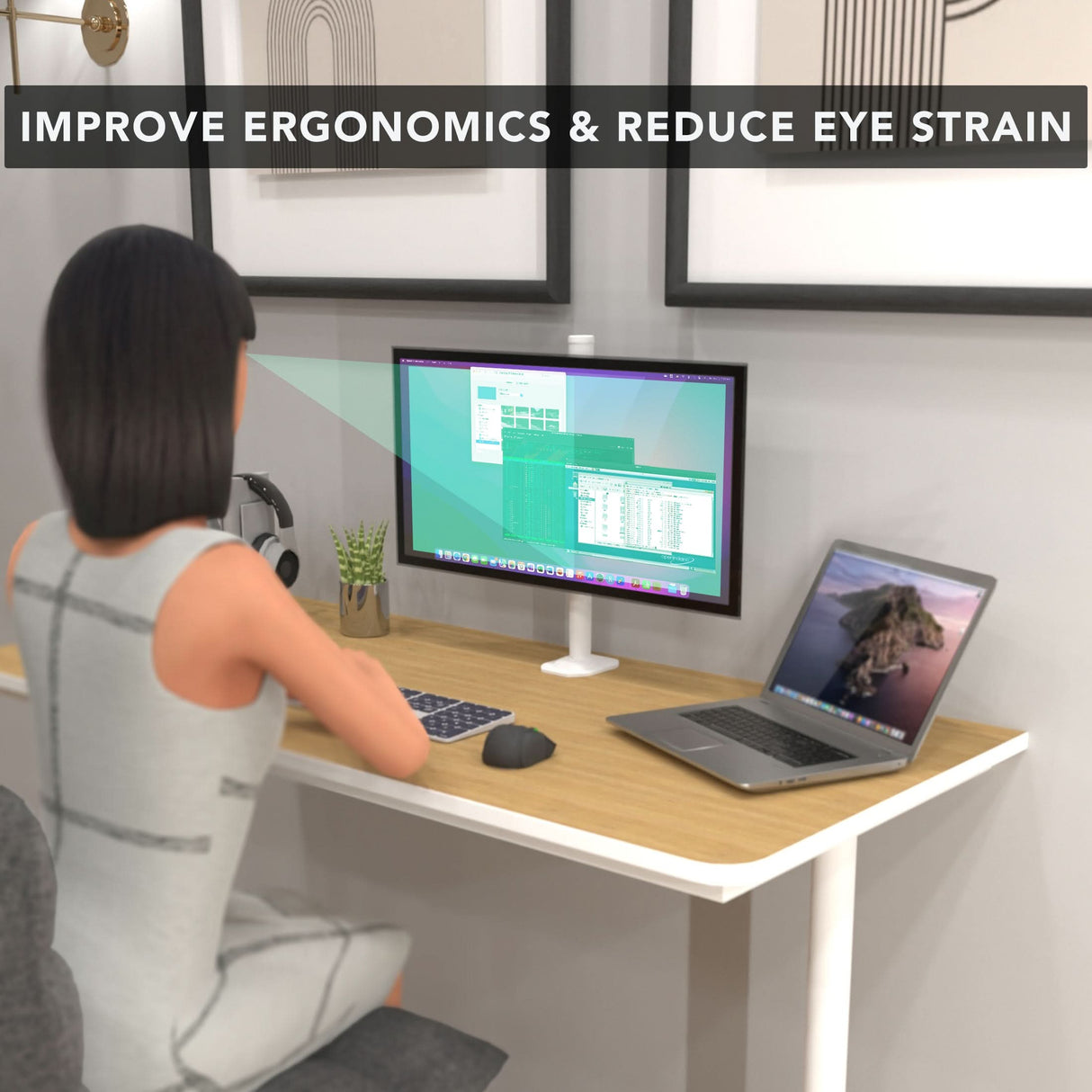 Monitor Desk Mount Monitor Mount - Monitor Desk Mount - Mount-It! -