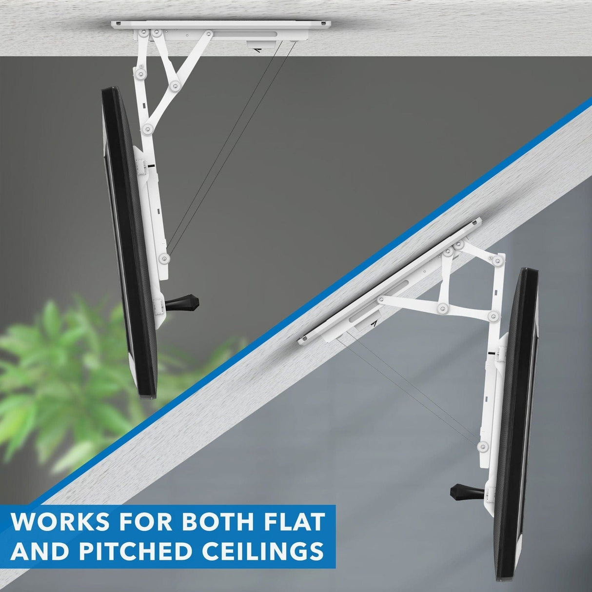 Motorized Ceiling TV Mount with Remote and App Controller TV Mount - Motorized Ceiling TV Mount with Remote and App Controller - Mount-It! -