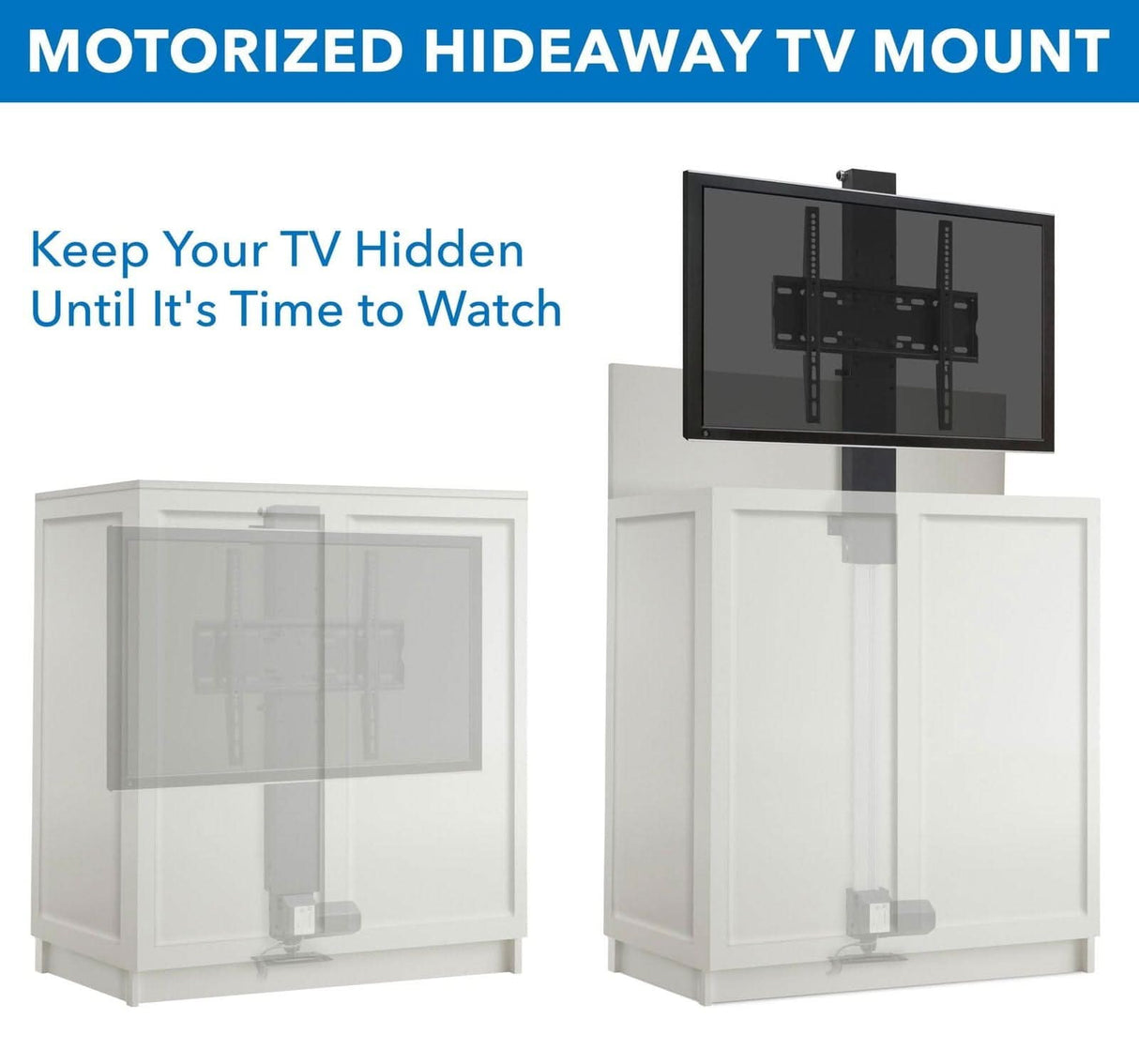 Motorized TV Cabinet Lift TV Stand - Motorized TV Cabinet Lift - Mount-It! - MI-453