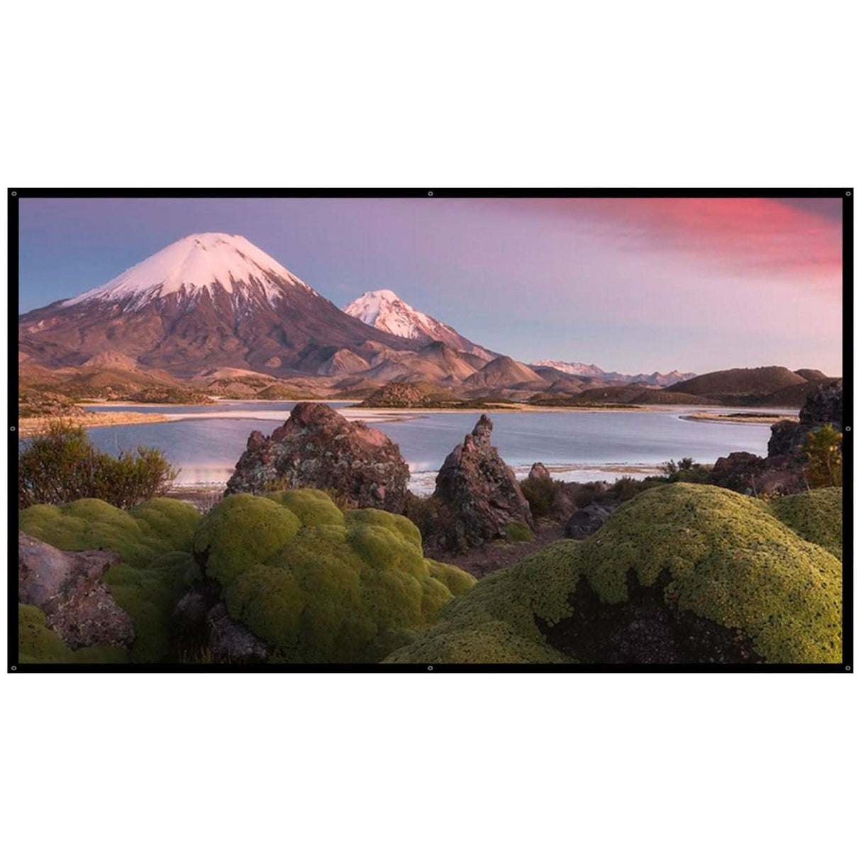 Portable Projector 100" Screen for Indoor and Outdoor Projection Projector Mount - Portable Projector 100" Screen for Indoor and Outdoor Projection - Mount-It! - MI-640