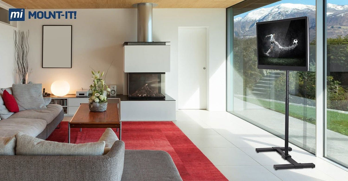 Portable TV Floor Stand TV Stand - Portable TV Floor Stand - Mount-It! - MI-878