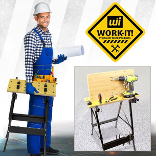 - Portable Workbench with Clamps - Mount-It! - WI-1001 - Portable Workbench with Clamps - Mount-It! - WI-1001