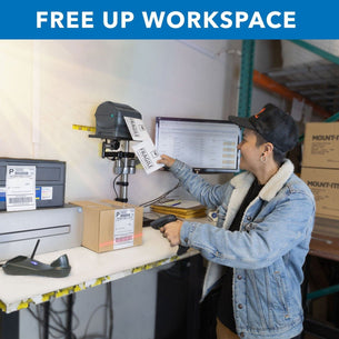 Printer Stand - Printer Pole Mount - Mount-It! - MI-3799 Printer Stand - Printer Pole Mount - Mount-It! - MI-3799