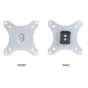 Monitor Vesa Adapters - Replacement Monitor VESA Plate, Silver - Mount-It! - MI-9006S Monitor Vesa Adapters - Replacement Monitor VESA Plate, Silver - Mount-It! - MI-9006S