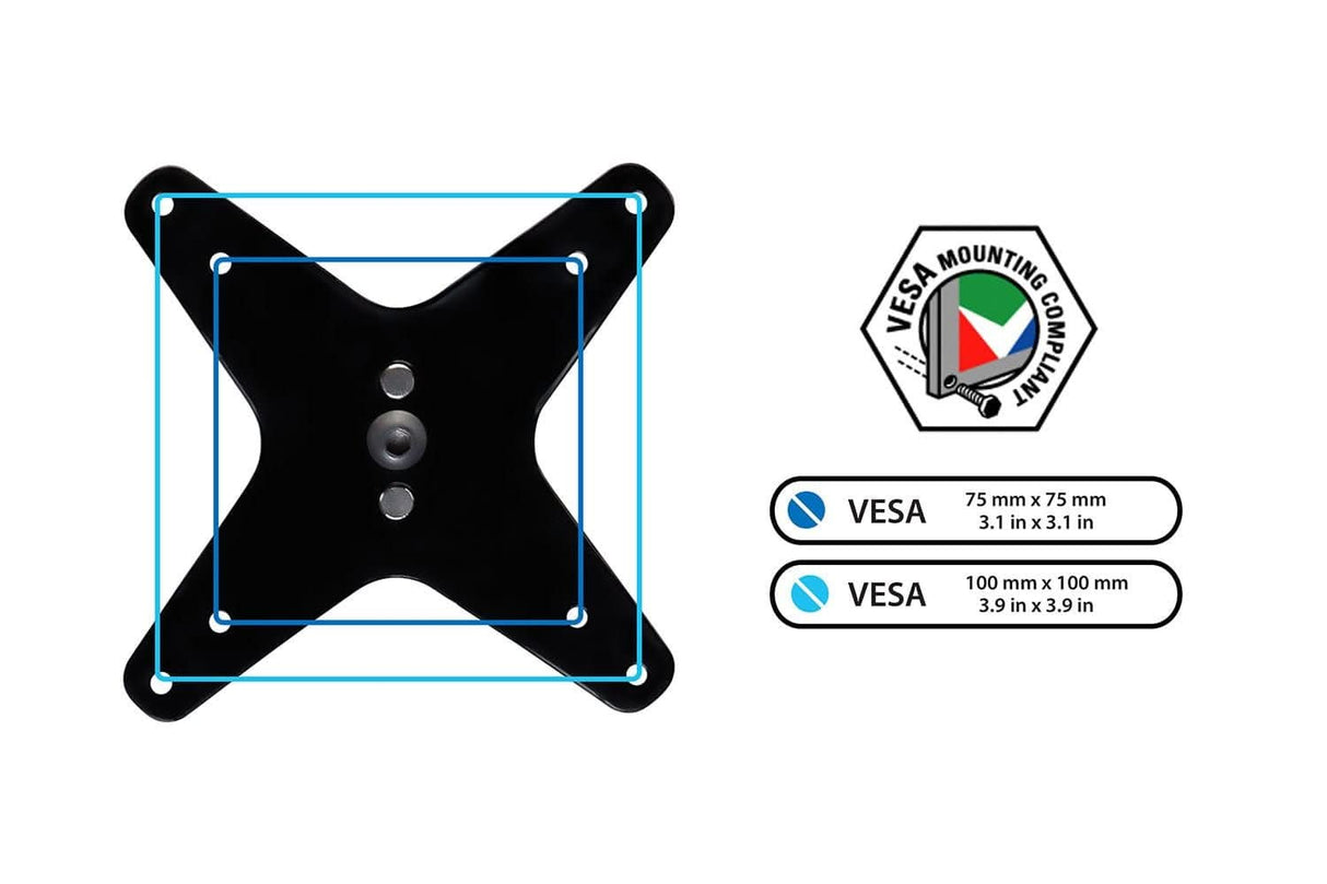 Rolling Computer Work Station with Monitor Mount Mobile Standing Desk - Rolling Computer Work Station with Monitor Mount - Mount-It! -