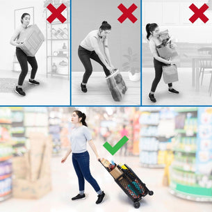 Hand Truck - Rolling Mesh Utility Cart - Mount-It! - MI-906 Hand Truck - Rolling Mesh Utility Cart - Mount-It! - MI-906