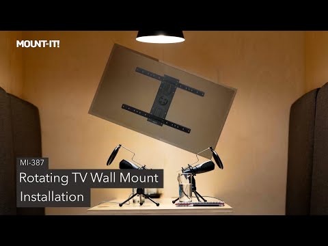 Rotating TV Wall Mount | 37" to 80" Screens TV Mount - Rotating TV Wall Mount | 37" to 80" Screens - Mount-It! - MI-387