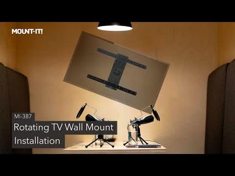 Rotating TV Wall Mount | 37" to 80" Screens TV Mount - Rotating TV Wall Mount | 37" to 80" Screens - Mount-It! - MI-387