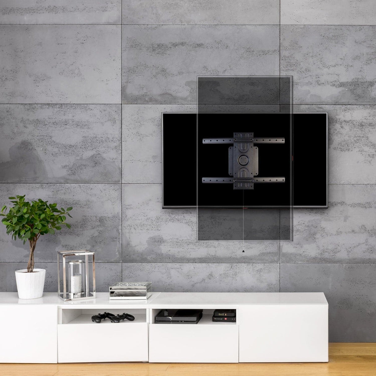 Rotating TV Wall Mount | 37" to 80" Screens TV Mount - Rotating TV Wall Mount | 37" to 80" Screens - Mount-It! - MI-387