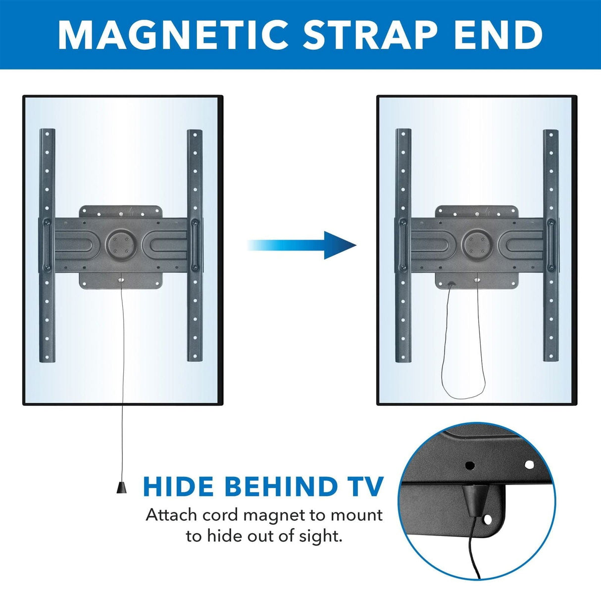 Rotating TV Wall Mount | 37" to 80" Screens TV Mount - Rotating TV Wall Mount | 37" to 80" Screens - Mount-It! - MI-387