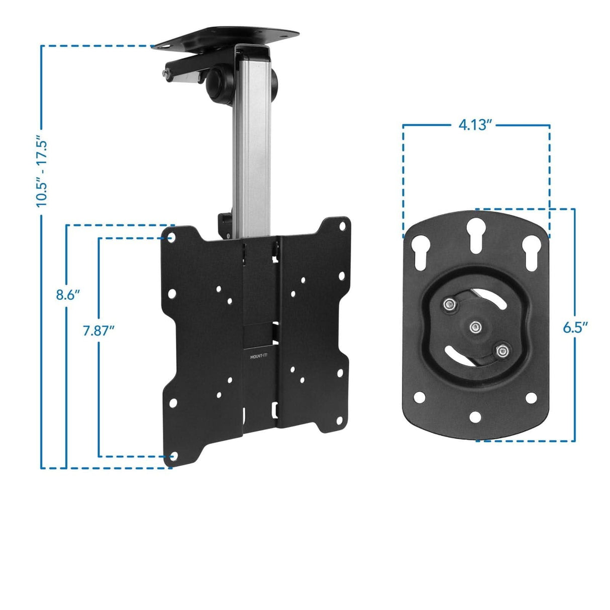 Under Cabinet and Ceiling TV Mount Silver TV Mount - Under Cabinet and Ceiling TV Mount - Mount-It! - MI-4222