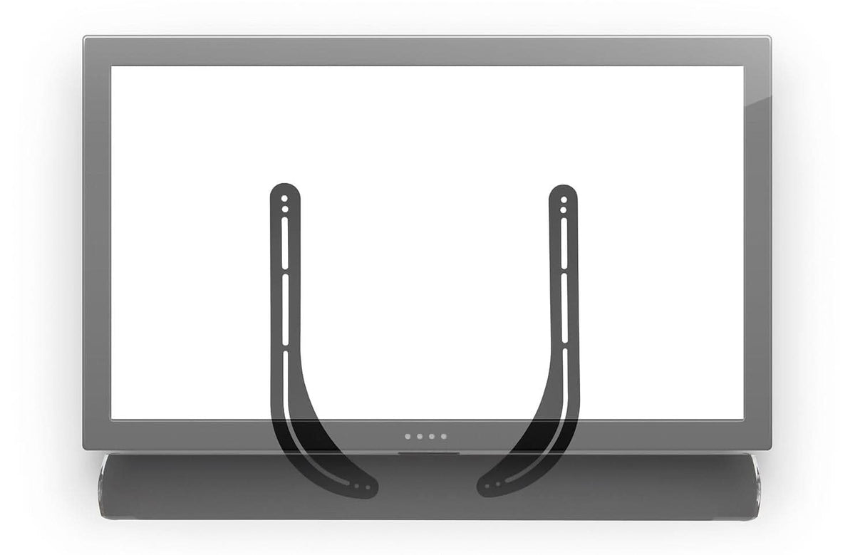 Soundbar Mount Speaker Mount - Sound Bar Mount, Black - Mount-It! - MI-SB39