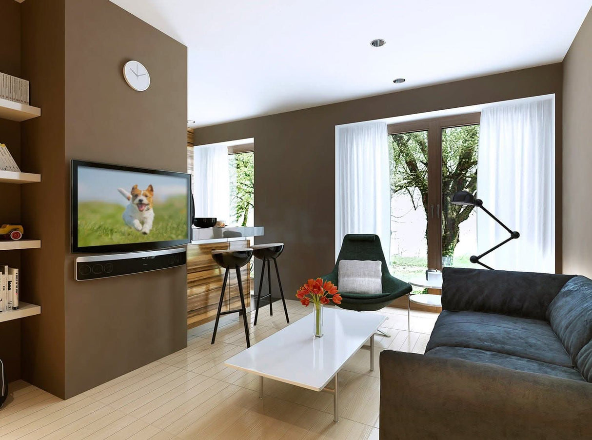 Soundbar Mount Speaker Mount - Sound Bar Mount, Black - Mount-It! - MI-SB39