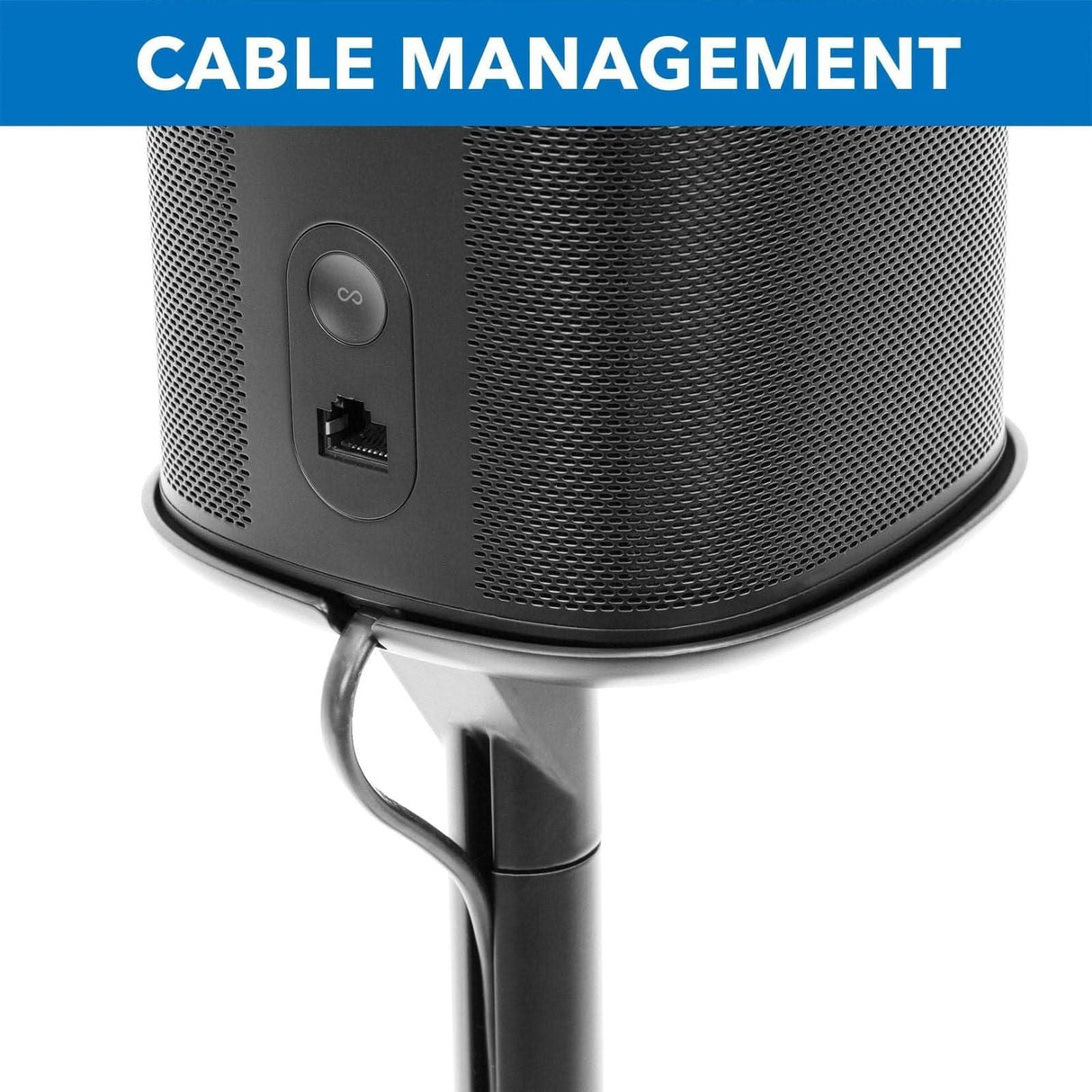 Speaker Floor Stand for SONOS One Speaker Stand - Speaker Floor Stand for SONOS One - Mount-It! - MI-SB454