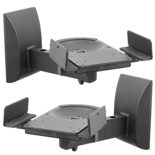 Speaker Mount - Speaker Wall Mounts w/ Sliding Clamps (pair) - Mount-It! - MI-SB37 Speaker Mount - Speaker Wall Mounts w/ Sliding Clamps (pair) - Mount-It! - MI-SB37