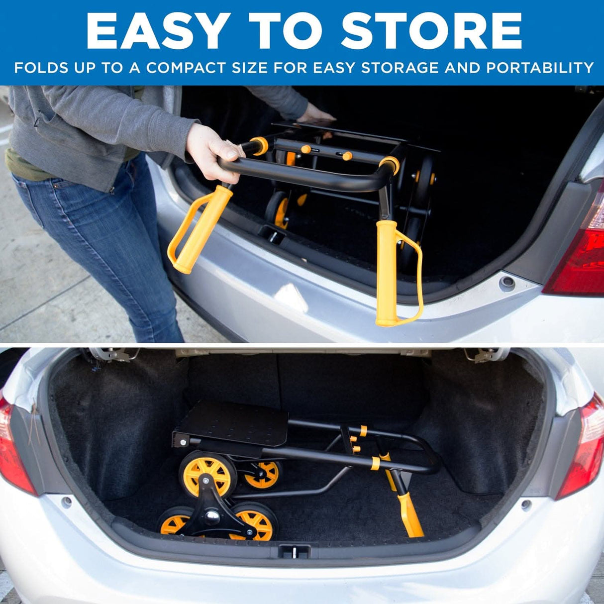 Stair Climber Hand Dolly Hand Truck - Stair Climber Hand Dolly - Mount-It! - MI-913