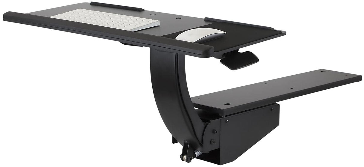 Standing Keyboard and Mouse Platform With Ergonomic Wrist Rest Pad Keyboard Trays/Mounts - Standing Keyboard and Mouse Platform With Ergonomic Wrist Rest Pad - Mount-It! - MI-7139