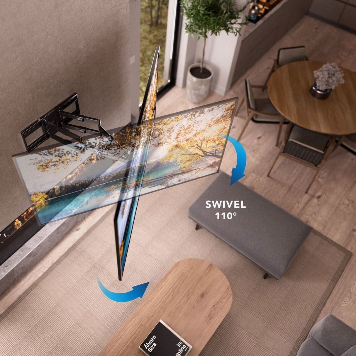 The Beast Heavy Duty Full Motion TV Wall Mount With Extra Long Extension TV Mount - The Beast Heavy Duty Full Motion TV Wall Mount With Extra Long Extension - Mount-It! - MI-394