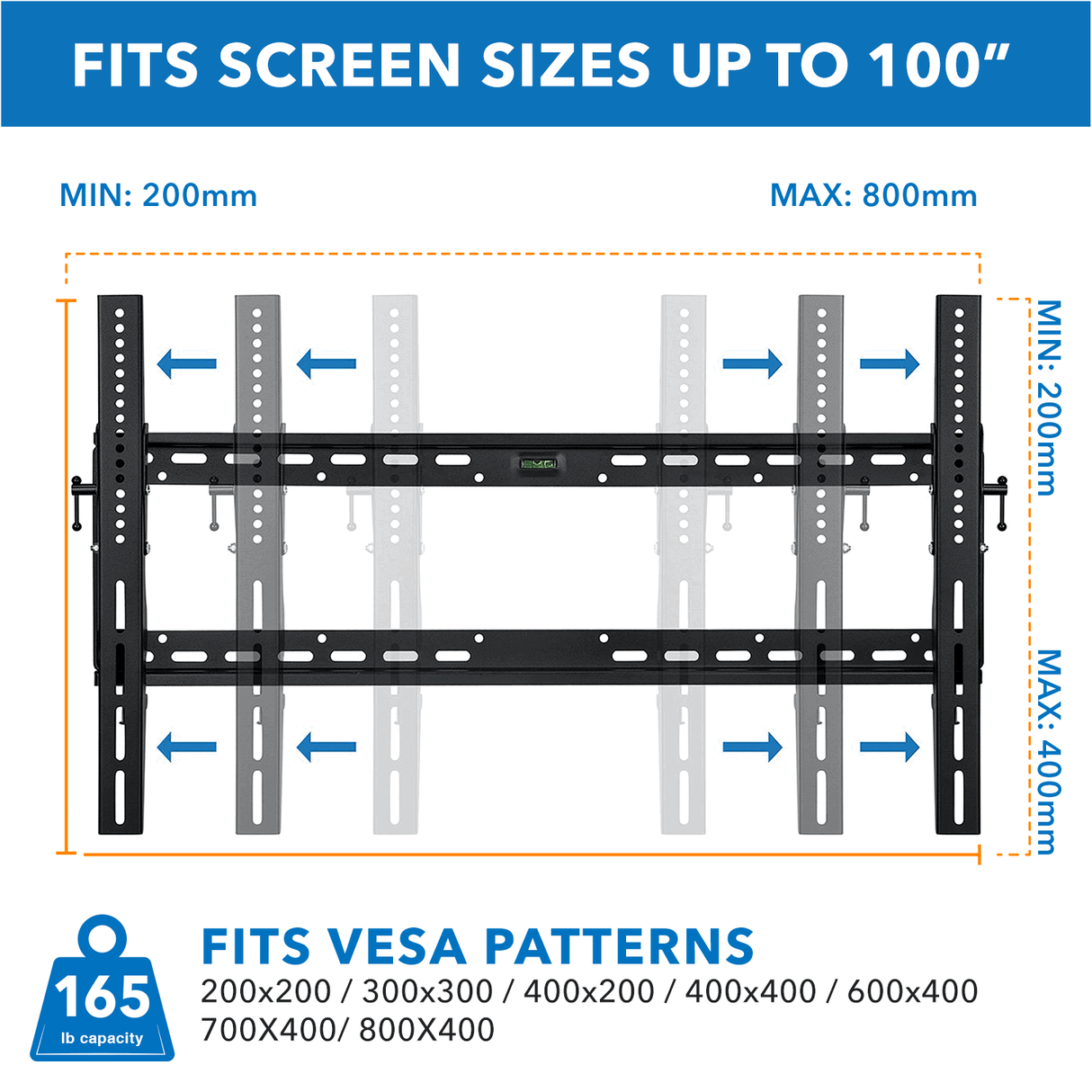 Tilting TV Wall Mount TV Mount - Tilting TV Wall Mount - Mount-It! - MI-1121L