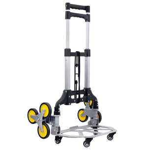 Hand Truck - Tri-Wheel Stair Climber Hand Truck with Foldable Design - Mount-It! - MI-953 Hand Truck - Tri-Wheel Stair Climber Hand Truck with Foldable Design - Mount-It! - MI-953